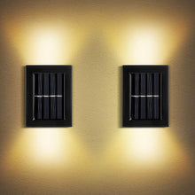 Solar Wall Lights Small Fence Lights Solar Powered Up Down LED Porch Light  (1 Pc)