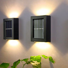 Solar Wall Lights Small Fence Lights Solar Powered Up Down LED Porch Light  (1 Pc)