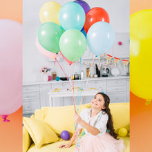 Big Size Balloons Kinds of Rainbow Party Latex Balloons (3 Pcs Set
