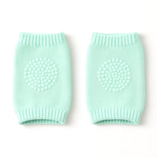 Mint Green Toddler Wool Knit Leg Warmer (Knee Guard)
