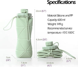 Folding Silicone Water Bottle