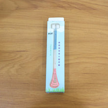 2-in-1 Baby Tongue Cleaner and Oral Massager Stick with Soft Silicone Brush Head