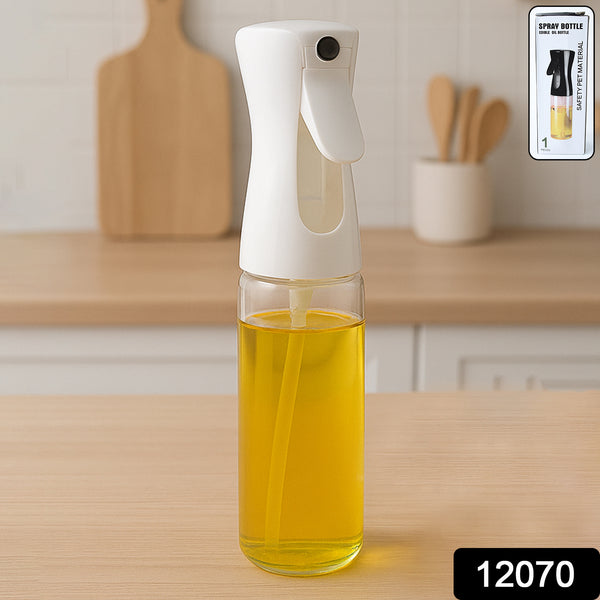 Glass Oil Spray Bottle - Versatile Kitchen Gadgets (250 Ml Approx  With White Box)