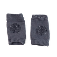 Dark Grey Toddler Wool Knit Leg Warmer (Knee Guard)